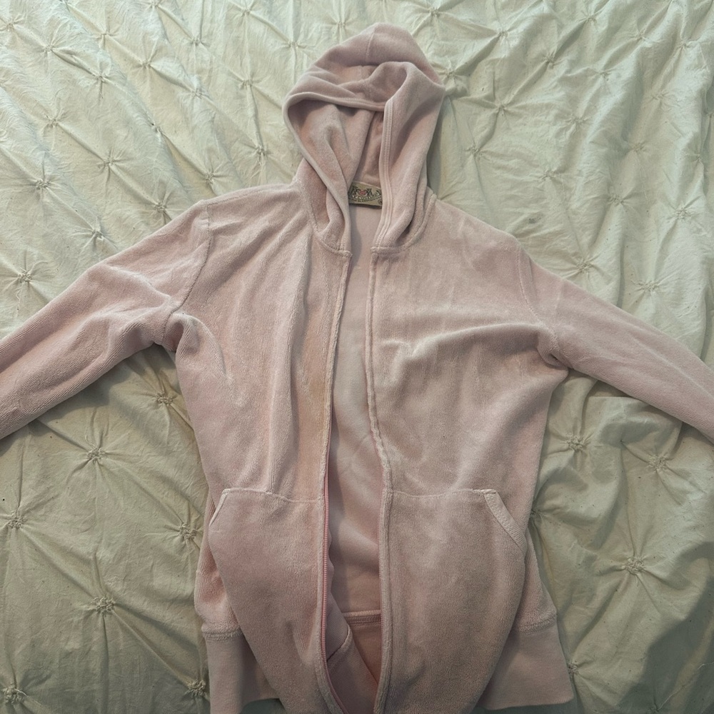 Juicy Couture Light Pink Hooded Jacket